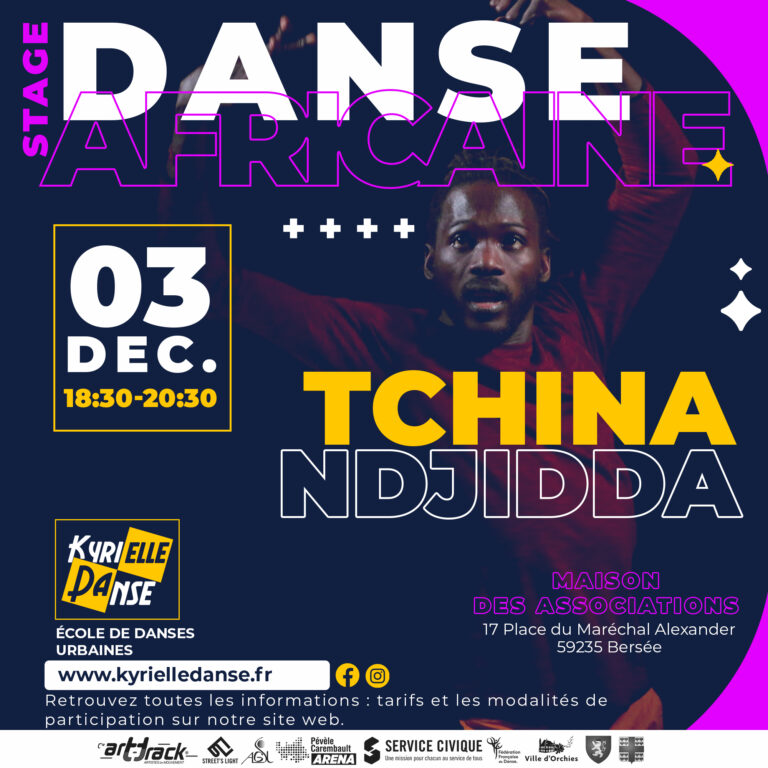 Affiche stage afro Tchina Ndjidda